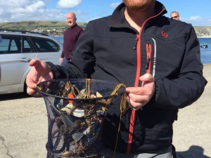 Nick with our haul