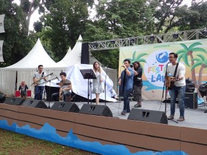 Music performance by local group