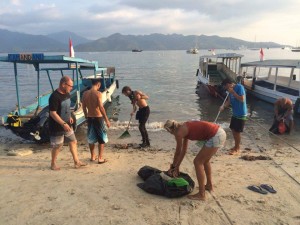 Beach clean up