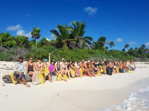 The Gang at Beach Clean