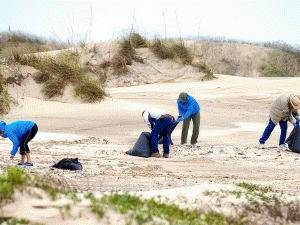 some cleaners at work 