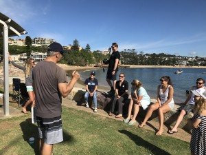 PADI Master instructor briefs the team