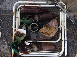 Assorted marine debris