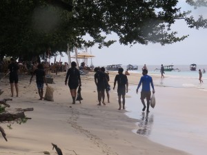 join us in our beach clean up every Friday at blue marine dive.