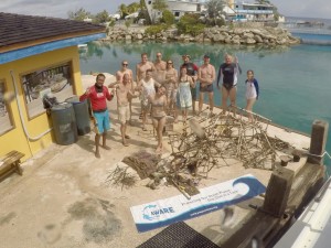 Ocean Encounters Clean up dive Curacao