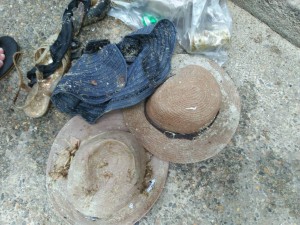 A selection of hats found! 