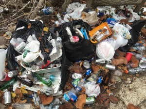 Cayman Brac Beach Clean Up Debris