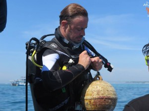 Buoy found during the dive