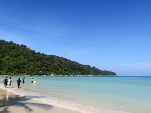 The location beach