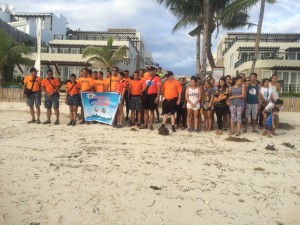 THE PHILIPPINE COAST GUARD JOINING THE CLEAN UP