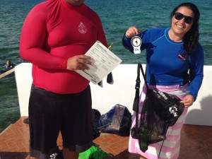 WEIGHING DEBRIS