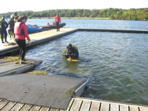 Diving Against Debris