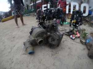 dive against debris, project aware, aware week, international coastal cleanup, el nido, philippines, jon-jon suarez