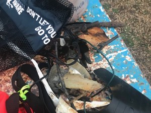 Aware Debris bag used