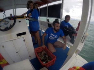 Equipe Let's Dive no Dive Against Debris Pajuçara