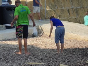 Thank you for cleaning up the beach!