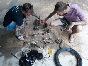 Christian and Noah, IDC candidates after our Dive Against Debris