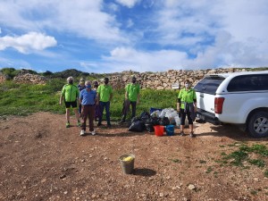 Today's clean up team