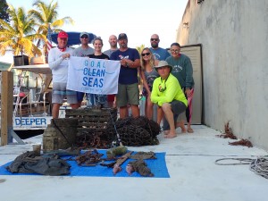 Goal: Clean Seas Florida Keys reef clean up under FKNMS and FWC Permits