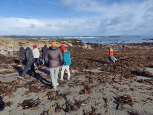 Tackling caseys cove, Fahamore, castlegregory, Ireland.