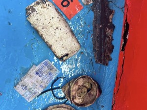 Items - plastic fragments found at dive sites