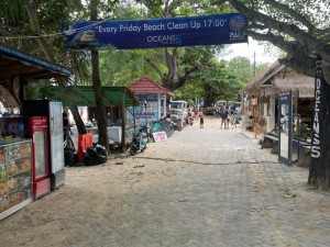 Beach Clean Up Gili Air Banner at Oceans 5 Gili Air