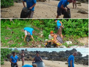 Beach clean up