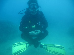 Meditation underwater