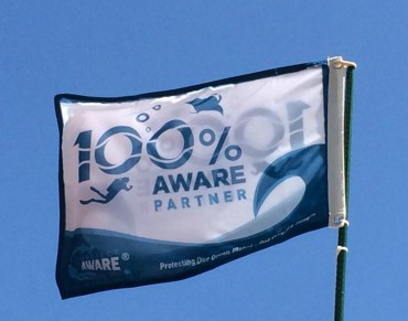 100% AWARE Flag Flying High at Dive Shows