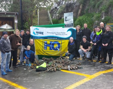 A chilly Dive Against Debris with Dive HQ Christchurch