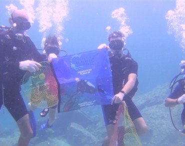 Infinity Ocean Diving take the plunge and Dive Against Debris