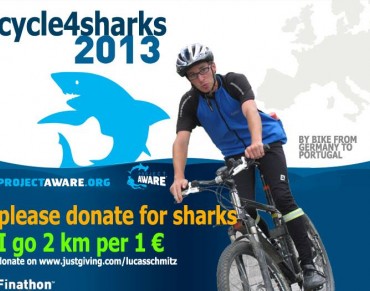 Diver Cycles Across Europe to Help End Shark Finning