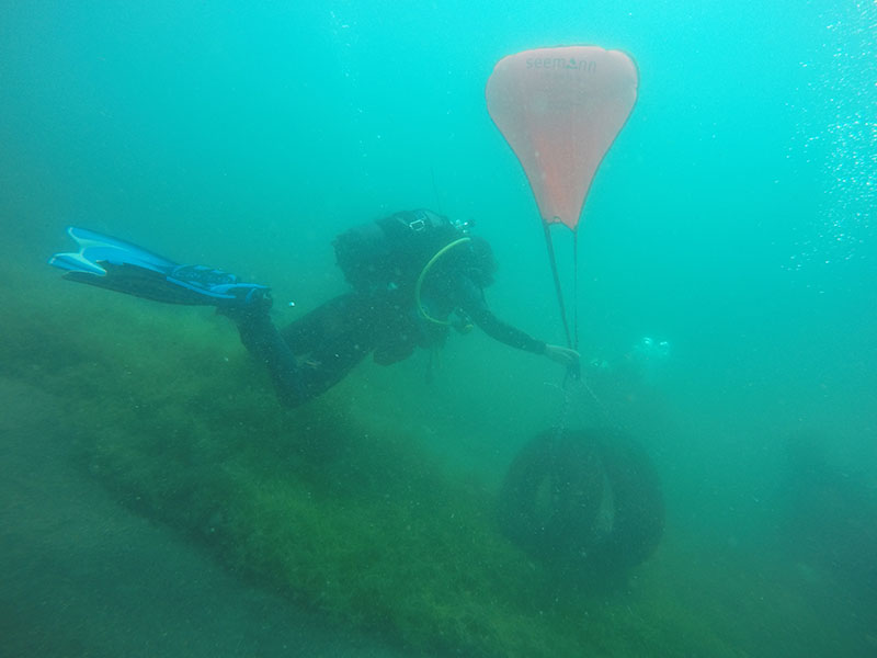 Sub in azione a Trevignano Romano