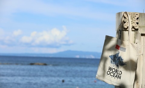 image of world ocean summit cotton bag