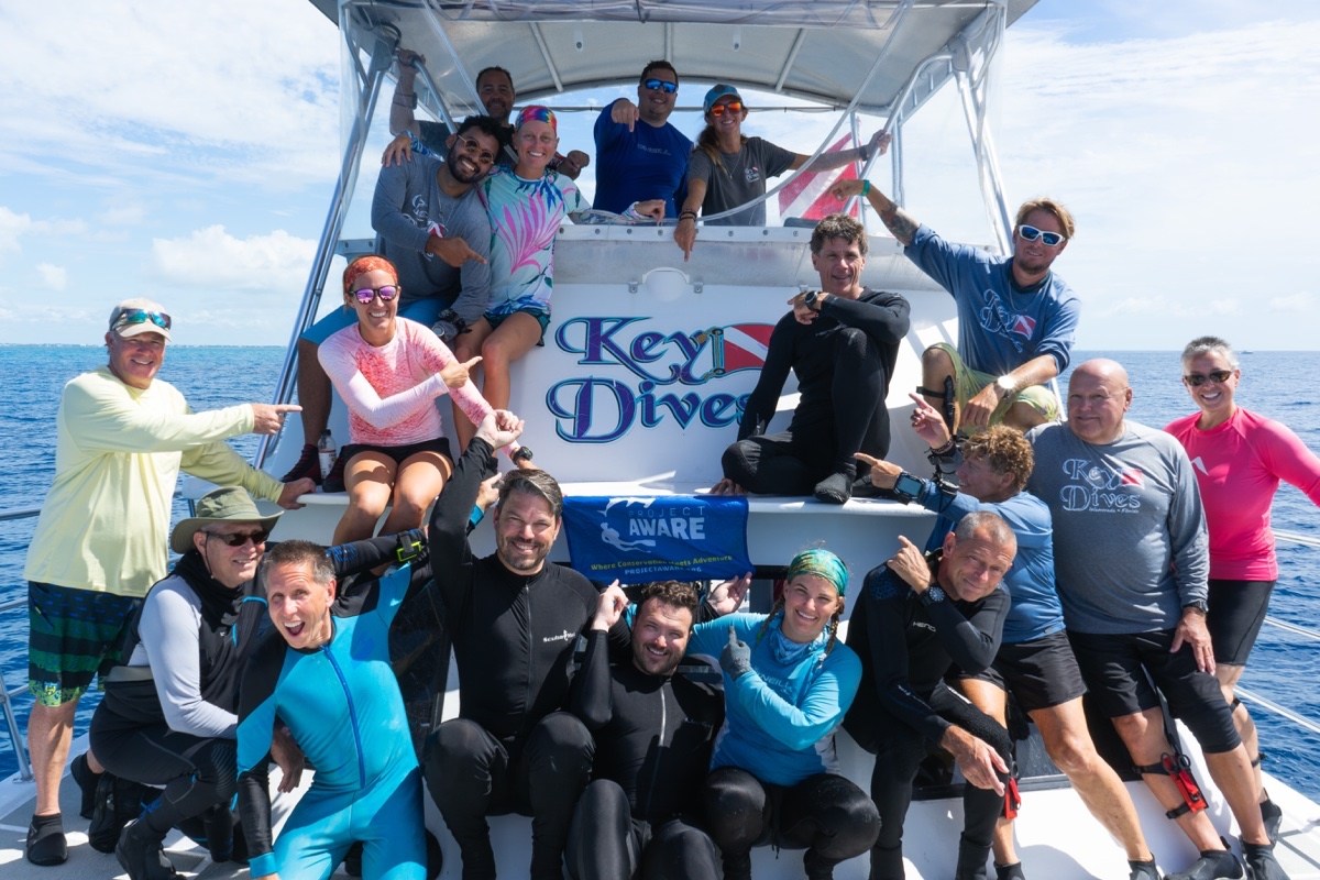 The Dive Against Debris Trash Trek pulls in 519 pounds of debris