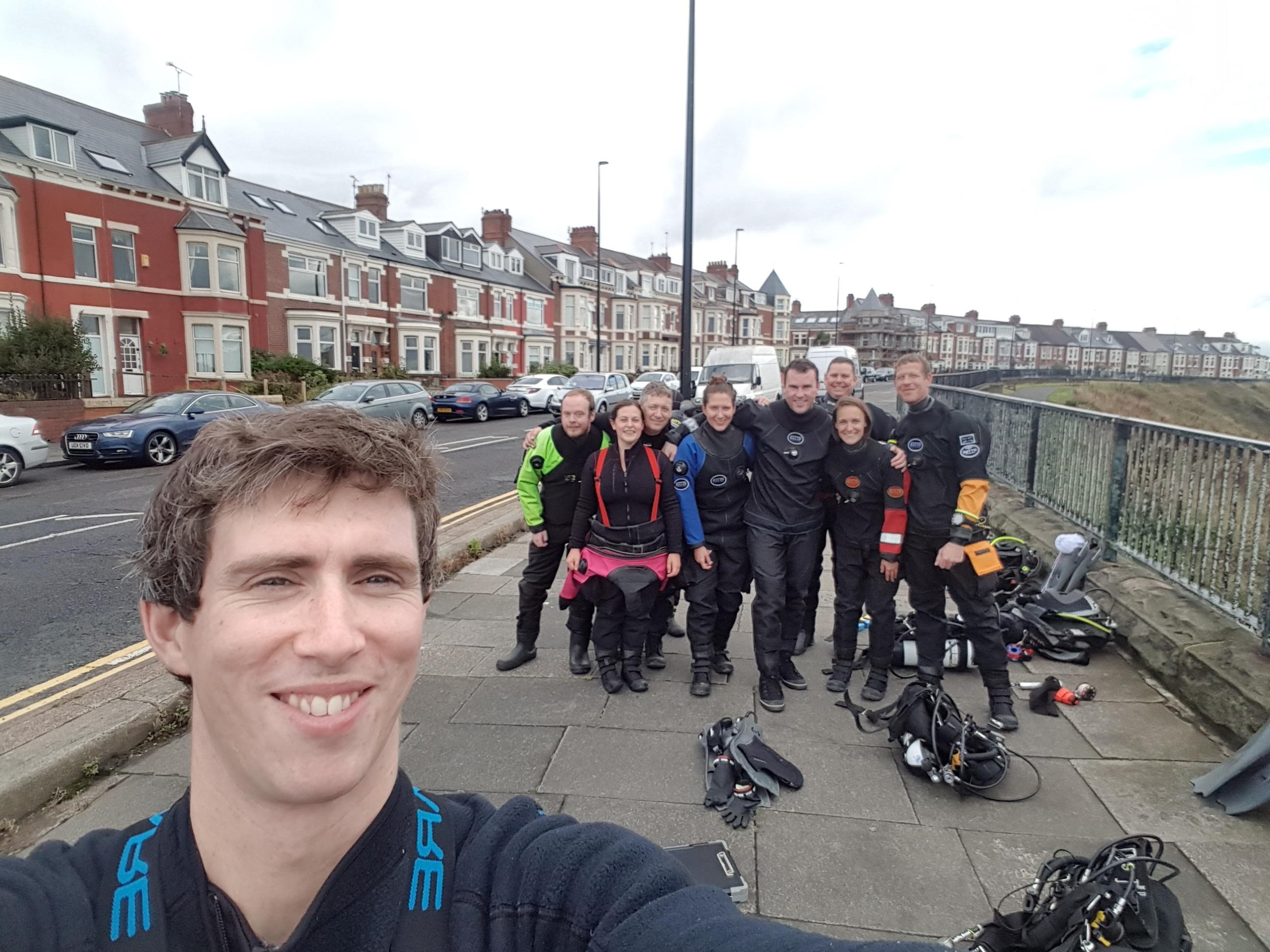 Scuba Leeds Debris team