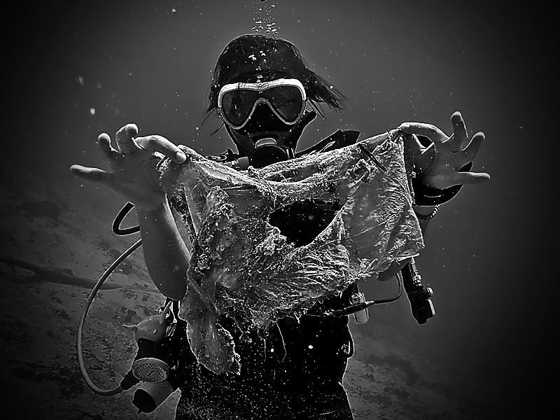 An Underwater Cleanup on the PADI IDC Indonesia in the Gili Islands