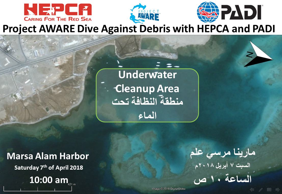 Dive again debris with HEPCA and PADI 