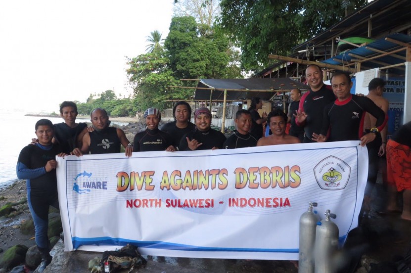 Manado DM Training Dive Against Debris