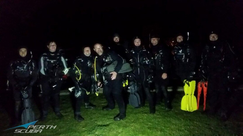 Perth Scuba Manta Club night divers