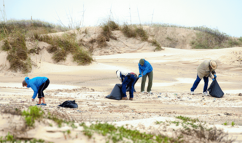 keeping our beautiful dunes clean 