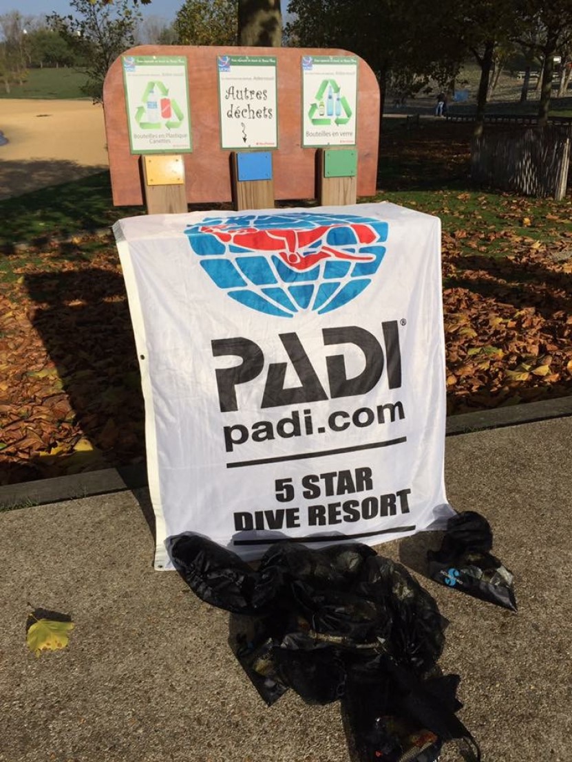 Cleaning of the beach and lake of Torcy and dive against the debris Join us