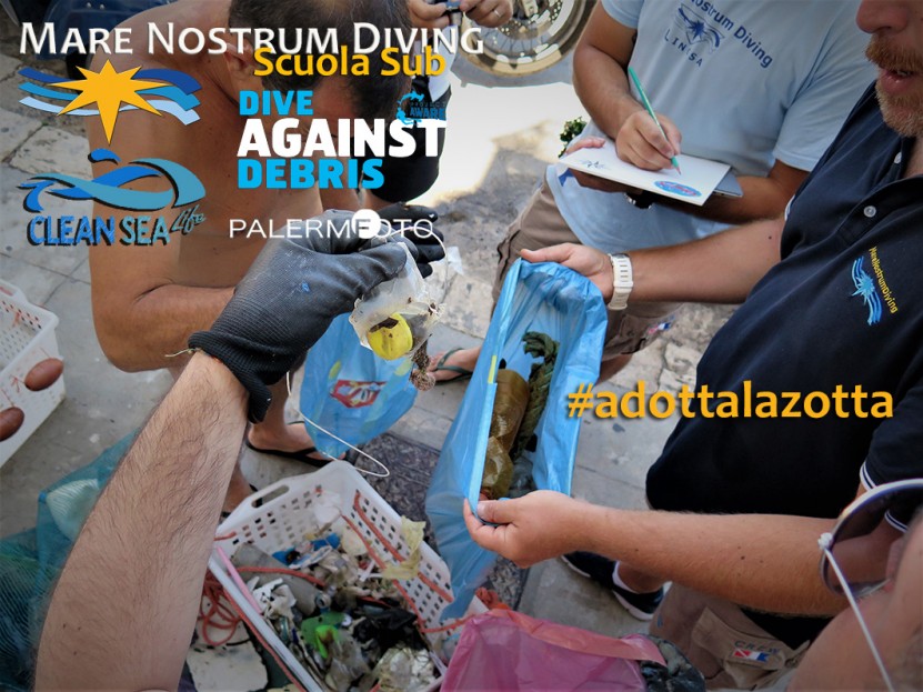 Adotta La Zotta Project - Underwater and Beach Clean Up in Sferracavallo, Palermo