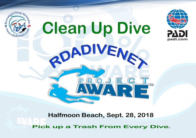 PADI International Beach Clean Up Event