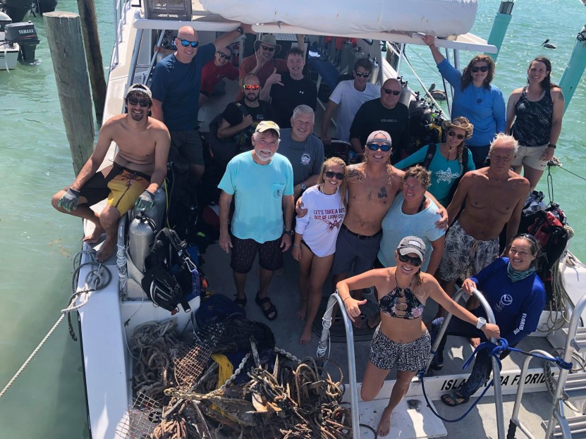 4,012 pounds of marine debris removed!