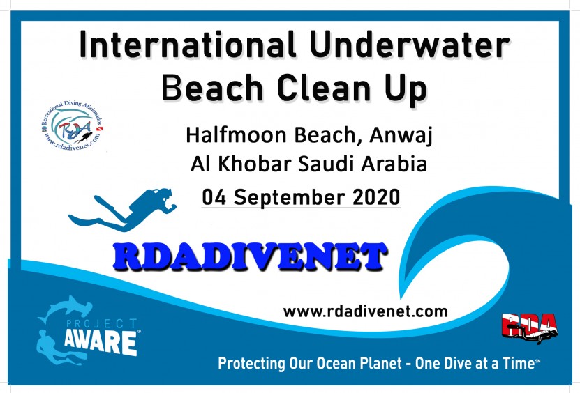 International Underwater Beach Clean Up Day 2020