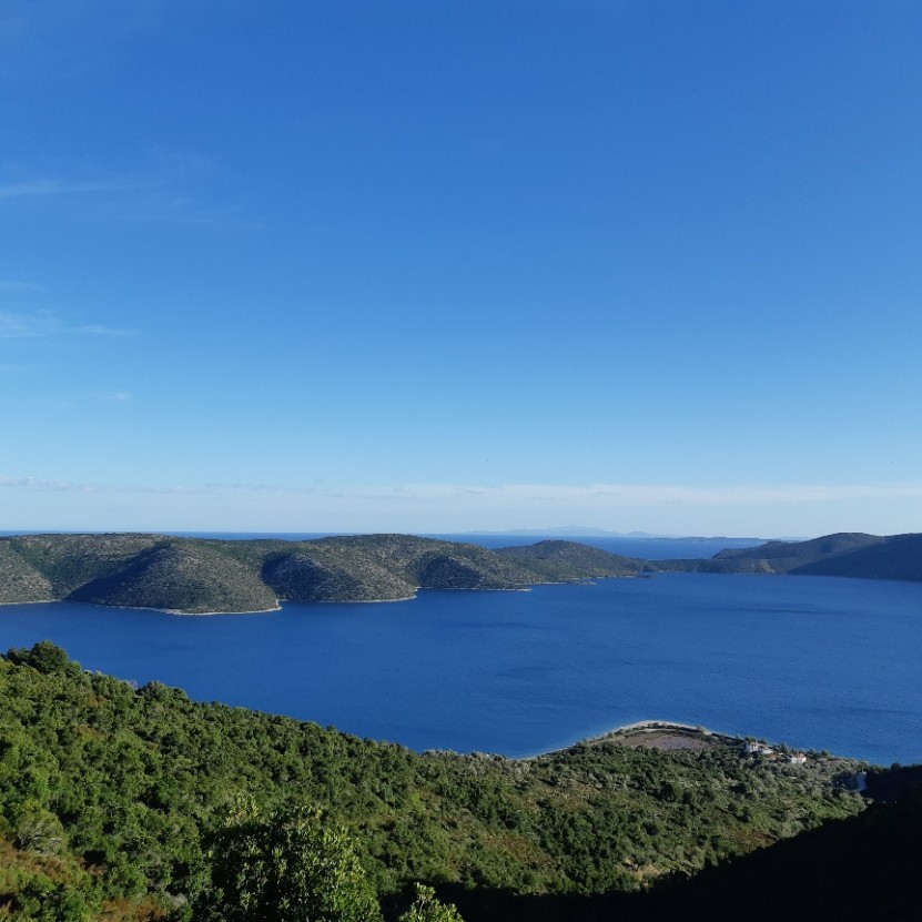 Panoramic view of Vasiliko Bay