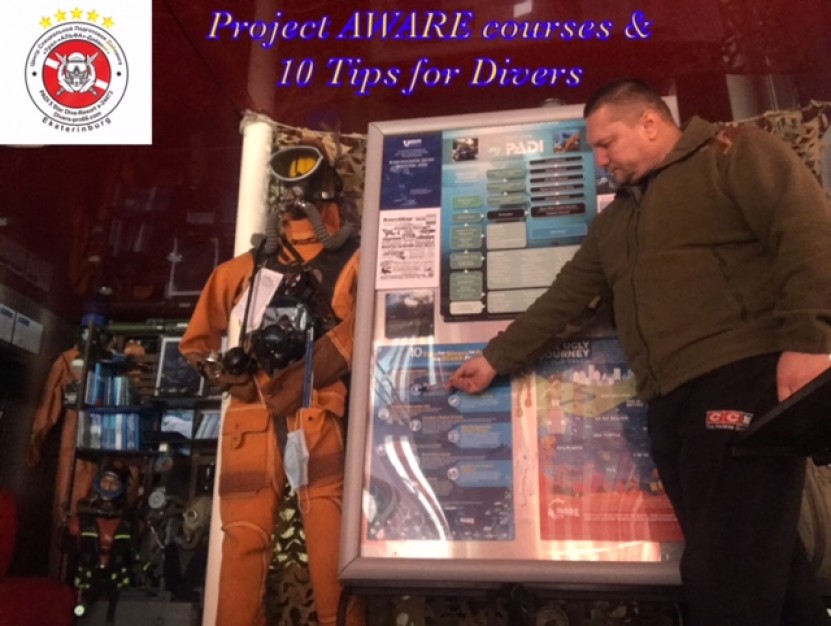 Project AWARE courses & 10 Tips for Divers 