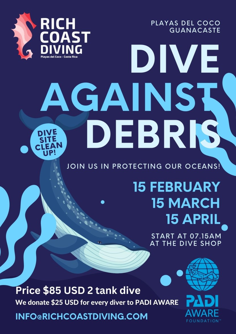 Monthly Dive Against Debris, Playas del Coco