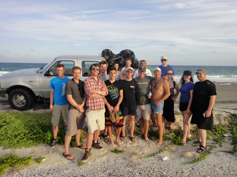 February Beach Clean Up! Blue Angel Scuba School, Cozumel Mexico | PADI  AWARE